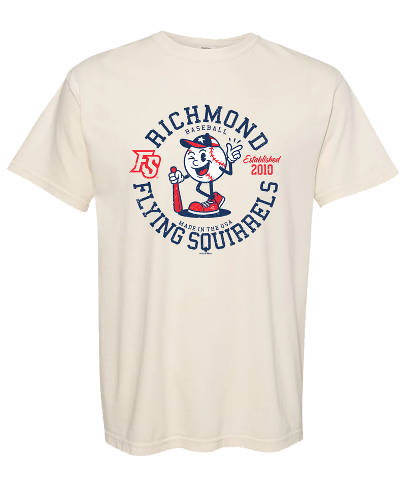 Richmond Flying Squirrels All American Ball Tee