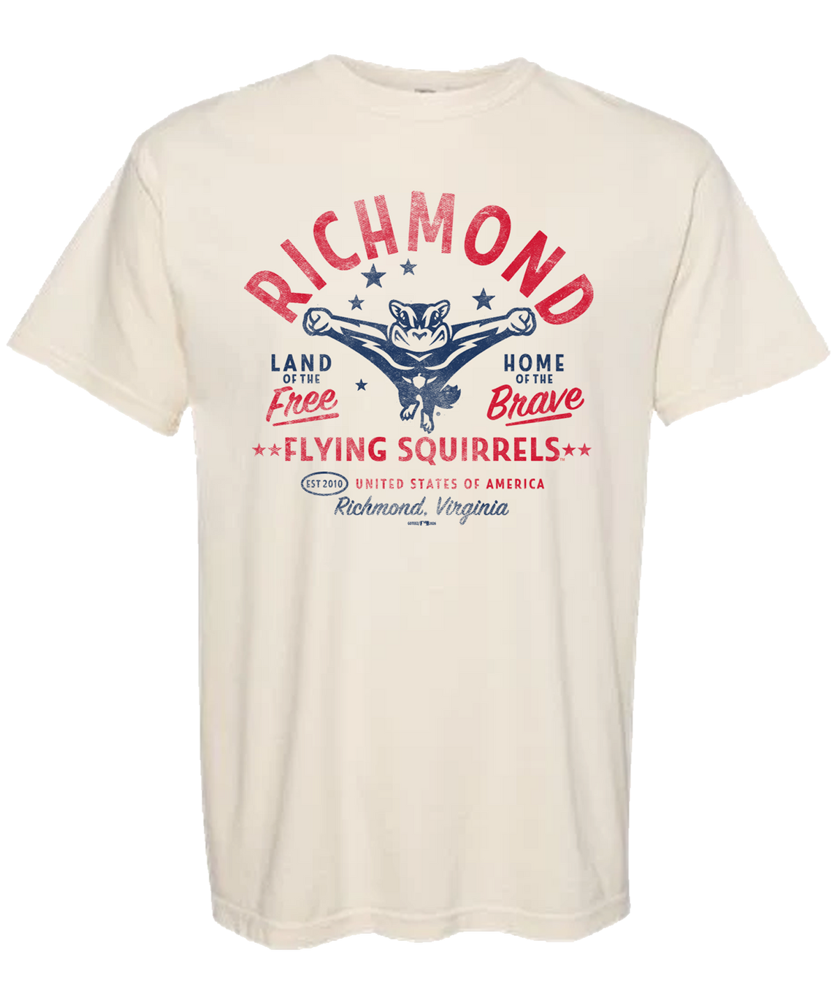 Richmond Flying Squirrels Vintage USA Tee