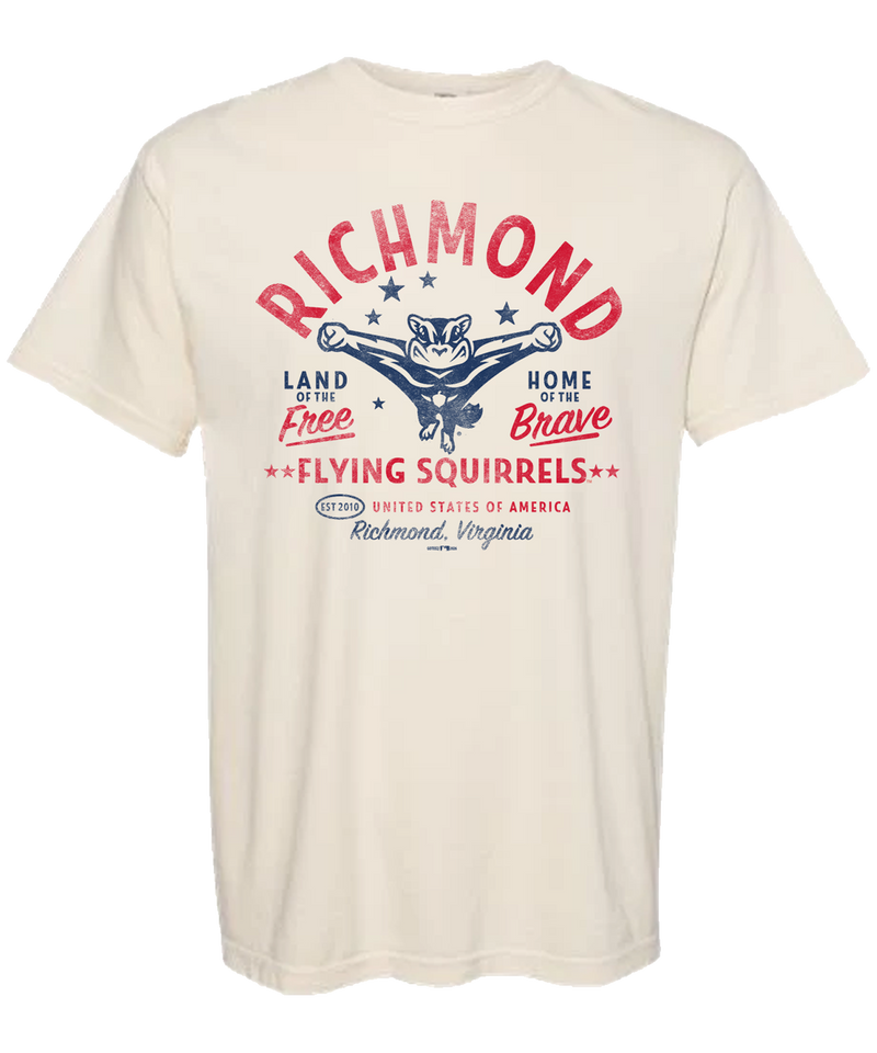Richmond Flying Squirrels Vintage USA Tee