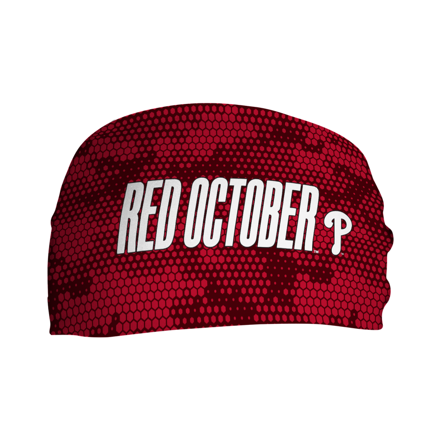 Vertical Athletics Philadelphia Phillies Red October Playoff Headband