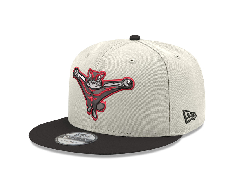 Richmond Flying Squirrels New Era Cream 9Fifty Snapback