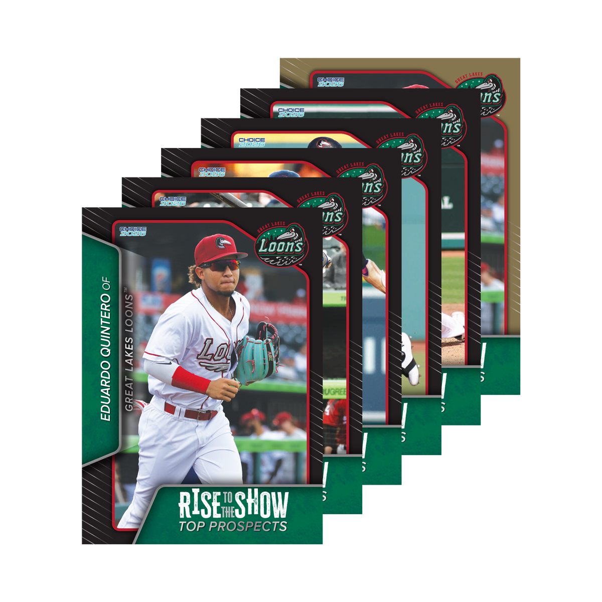Great Lakes Loons Rise to the Show Card Set