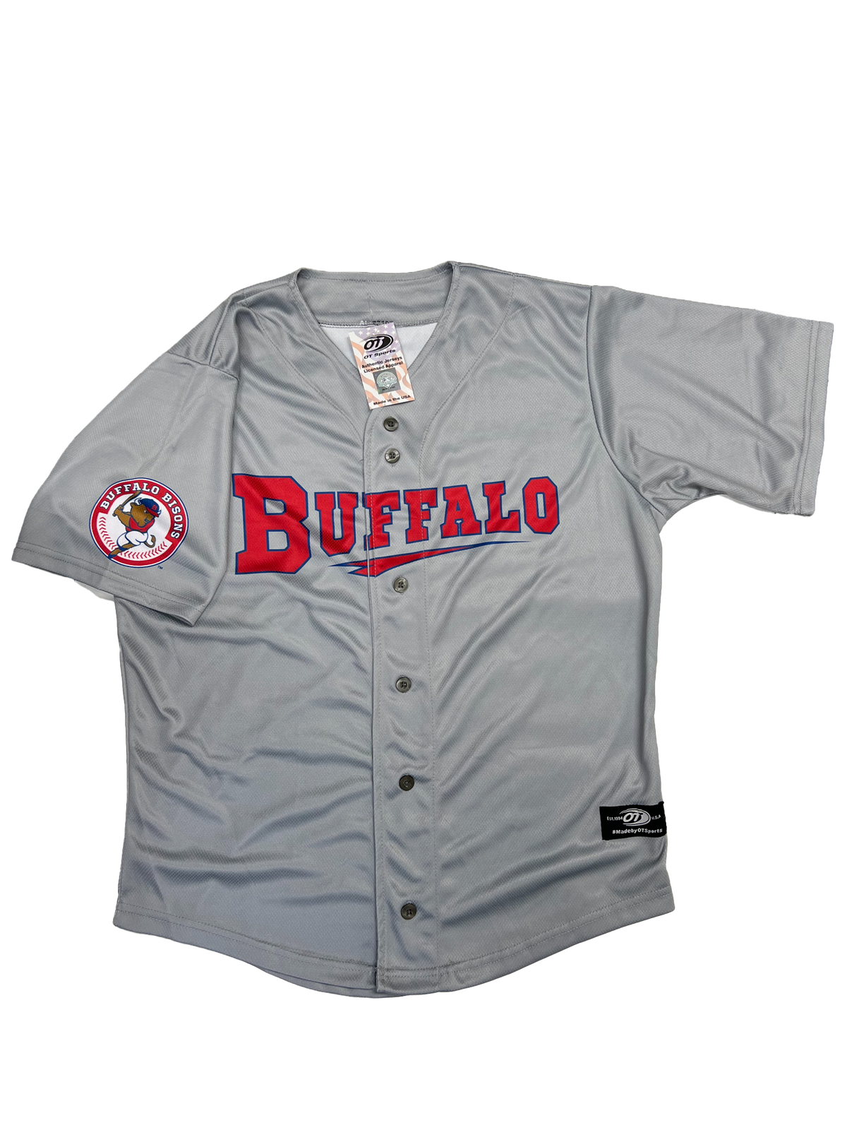 Buffalo Bisons Sublimated Road Replica Jersey