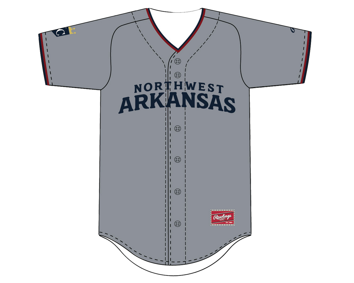 Northwest Arkansas Naturals Youth Road Jersey