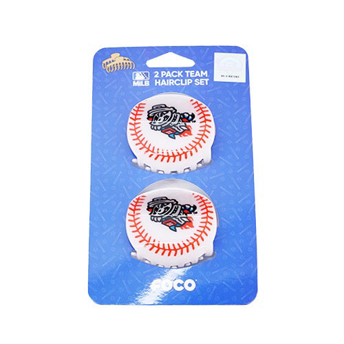 Rocket City Trash Pandas 2-Pack Baseball Hairclip Set