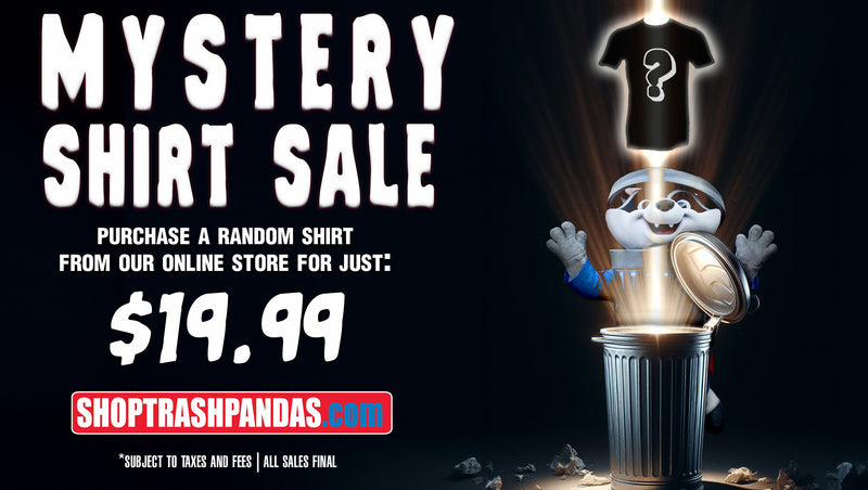Rocket City Trash Pandas Mystery T-Shirt