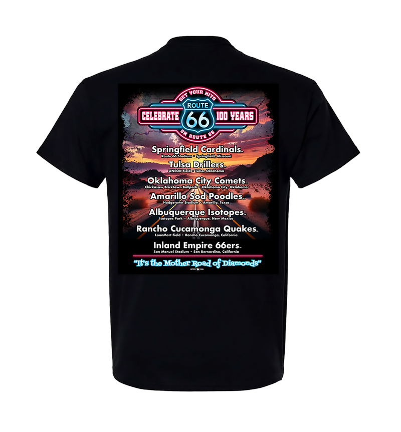 Inland Empire 66ers of San Bernadino Tee-Rt 66 Tour Design
