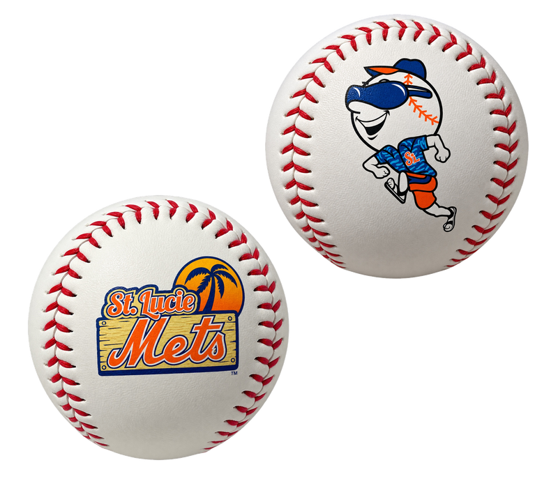 St. Lucie Mets Logo Baseball