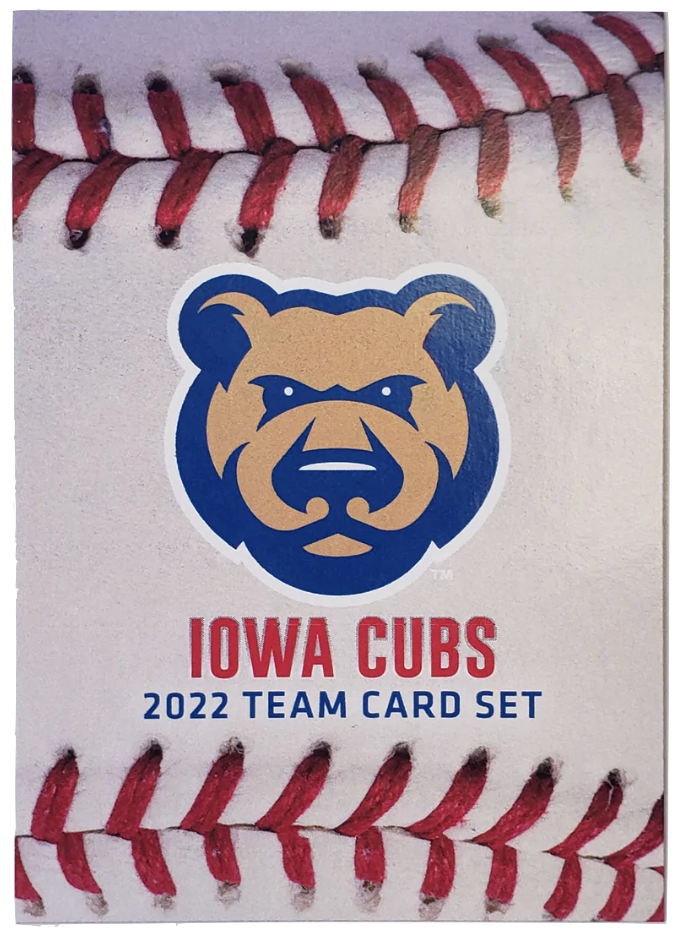 2022 Iowa Cubs Team Card Set