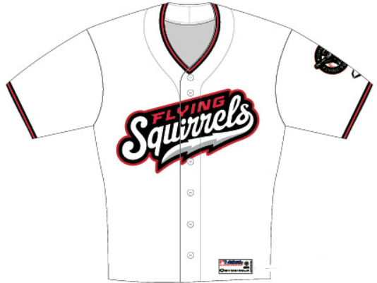Richmond Flying Squirrels Evoshield Replica Home Jersey