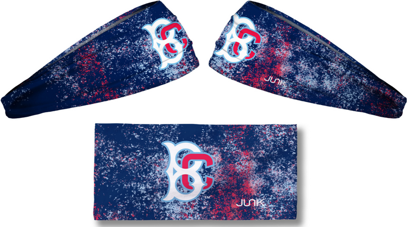 Brooklyn Cyclones Stamped Headband Blue