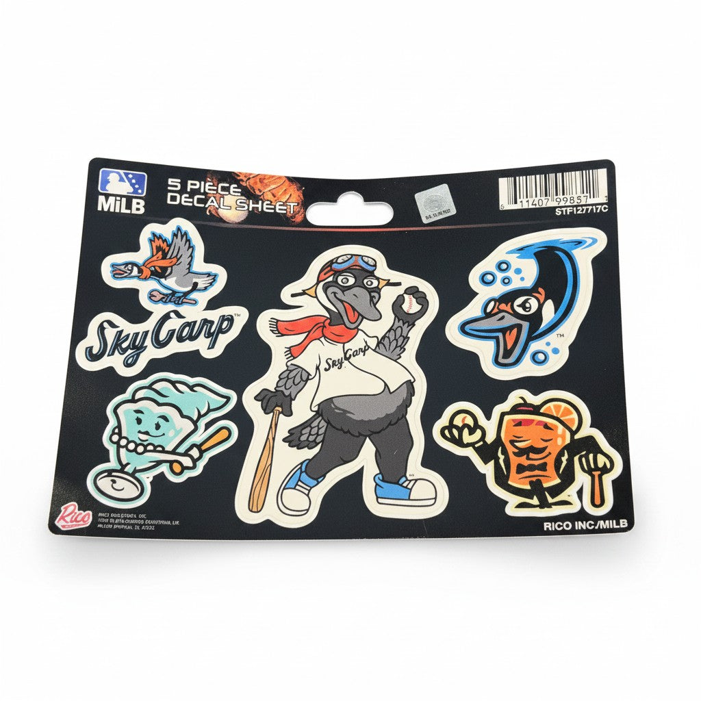 Sky Carp 5 Piece Sticker Sheet