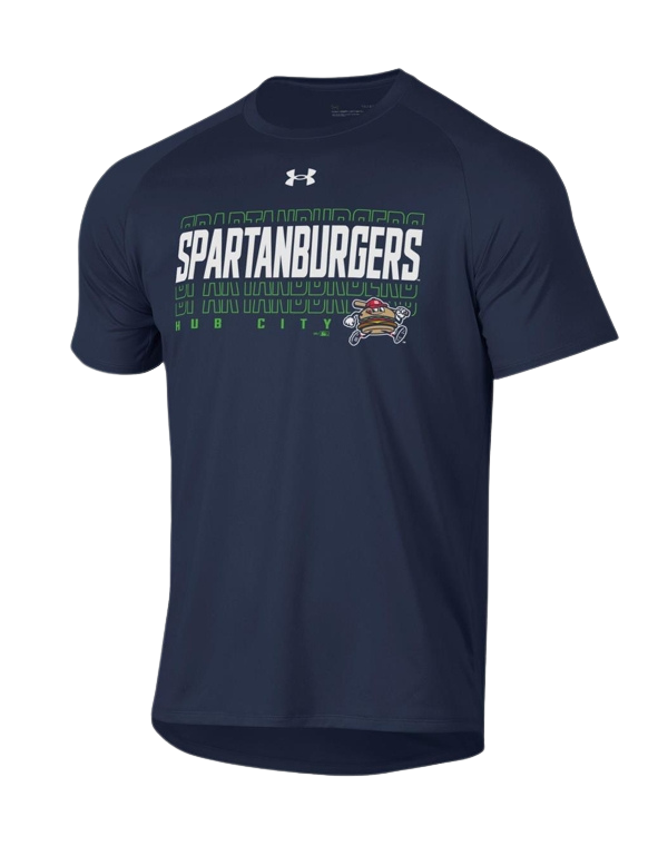 Adult UA Navy Loose Dry Fit Tee