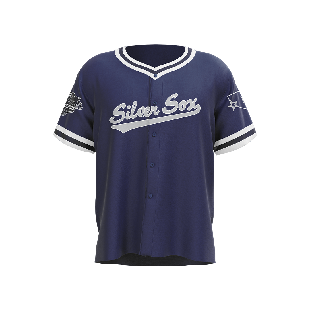 Reno Aces Silver Sox OT Sports Men's Throwback Stitched Replica Jersey