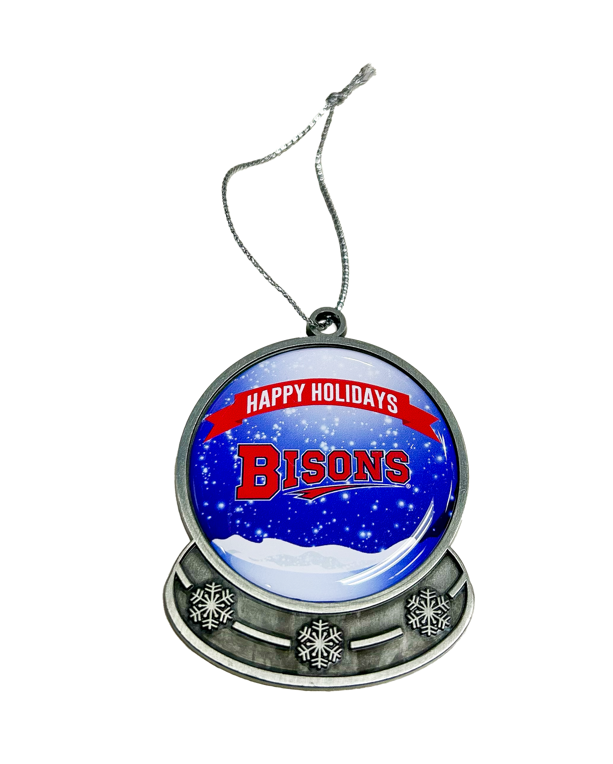 Buffalo Bisons Snow Globe Ornament