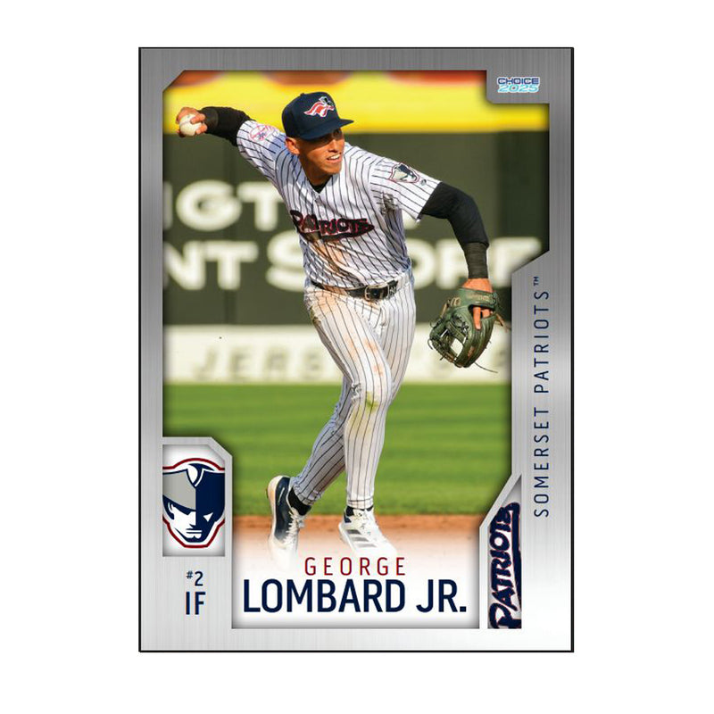 Somerset Patriots 2025 Team Baseball Card Set