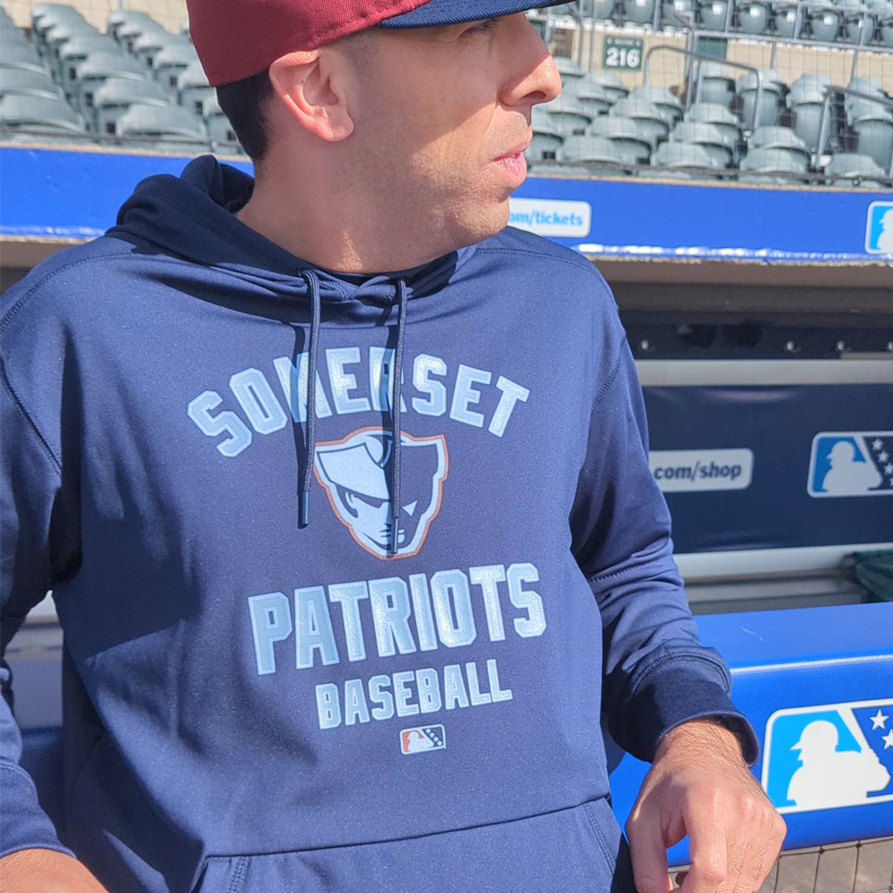 Somerset Patriots Adult Authentic Performance Hoodie