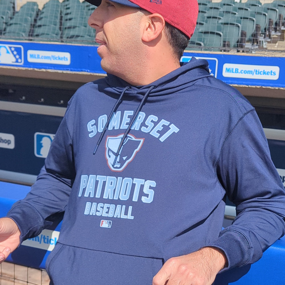 Somerset Patriots Adult Authentic Performance Hoodie