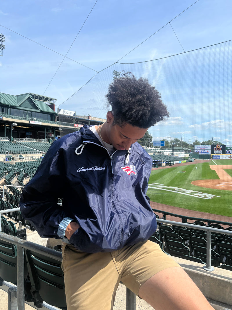 Somerset Patriots Light Weight Full Zip Chute Jacket