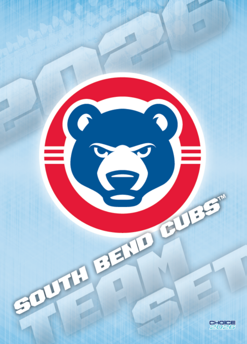 South Bend Cubs 2026 Trading Card Team Set
