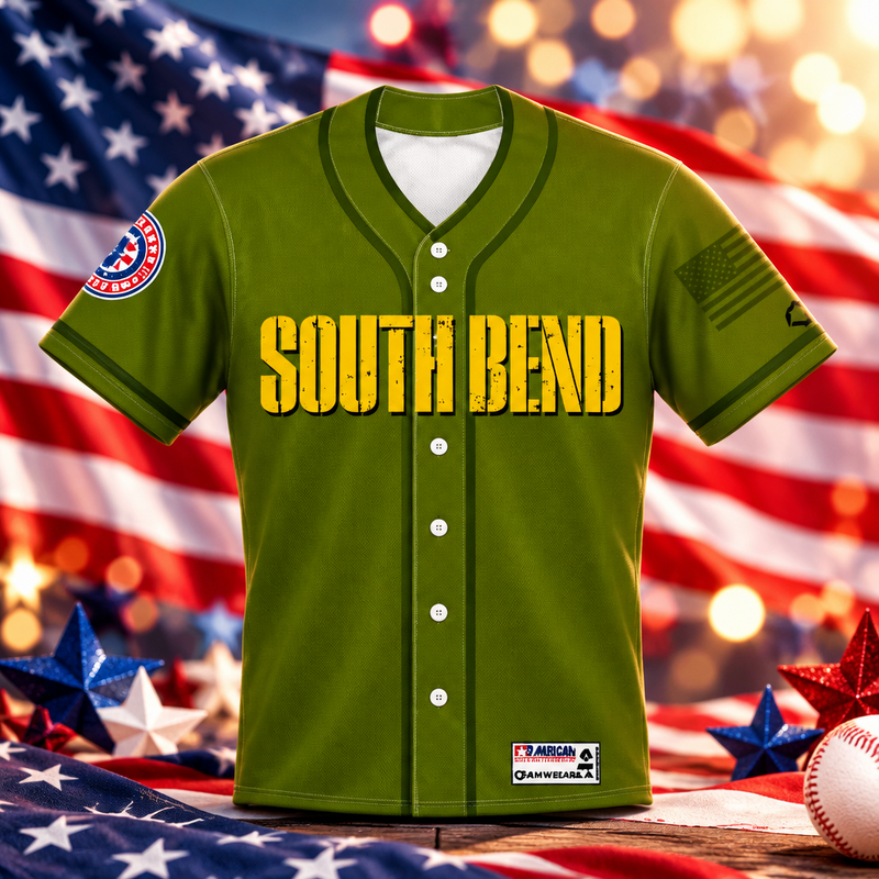 South Bend Cubs 2026 Game Worn Military Appreciation Jerseys