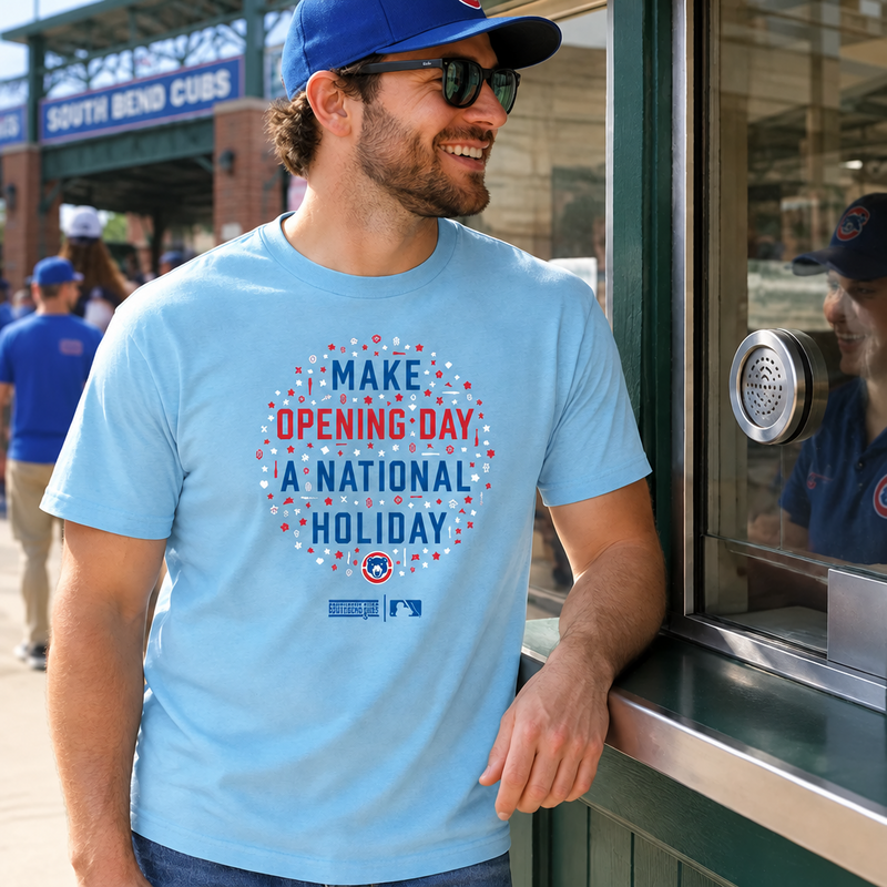 South Bend Cubs Baseballism Opening Day T-Shirt