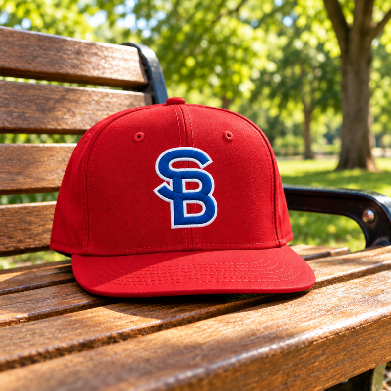 South Bend Cubs Youth Red SB Snapback Adjustable Cap