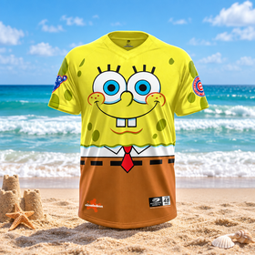 South Bend Cubs SpongeBob SquarePants Authentic On Field Theme Night Jersey