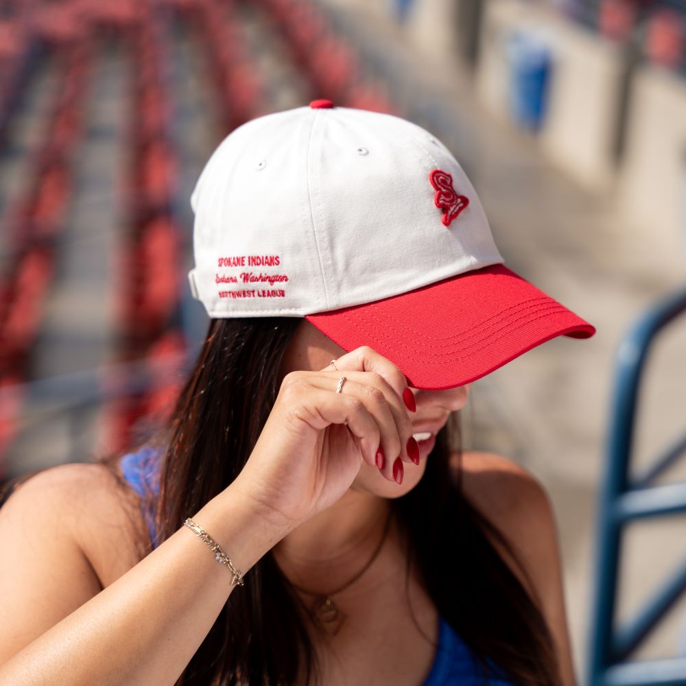Spokane Indians Sandstone Contemporary TT '47 Clean Up Adj Cap