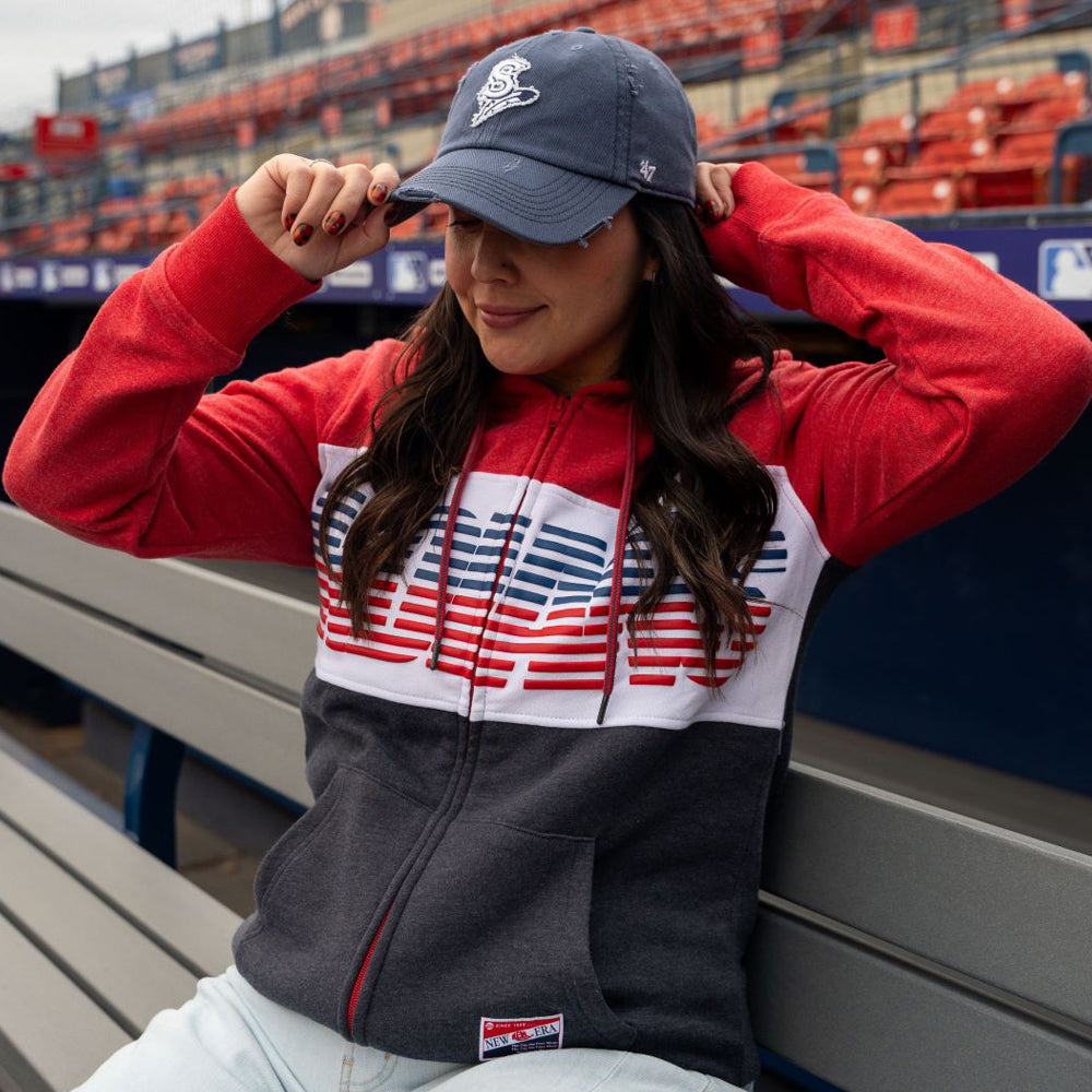 Spokane Indians Ladies New Era Full-Zip Hooded Sweatshirt