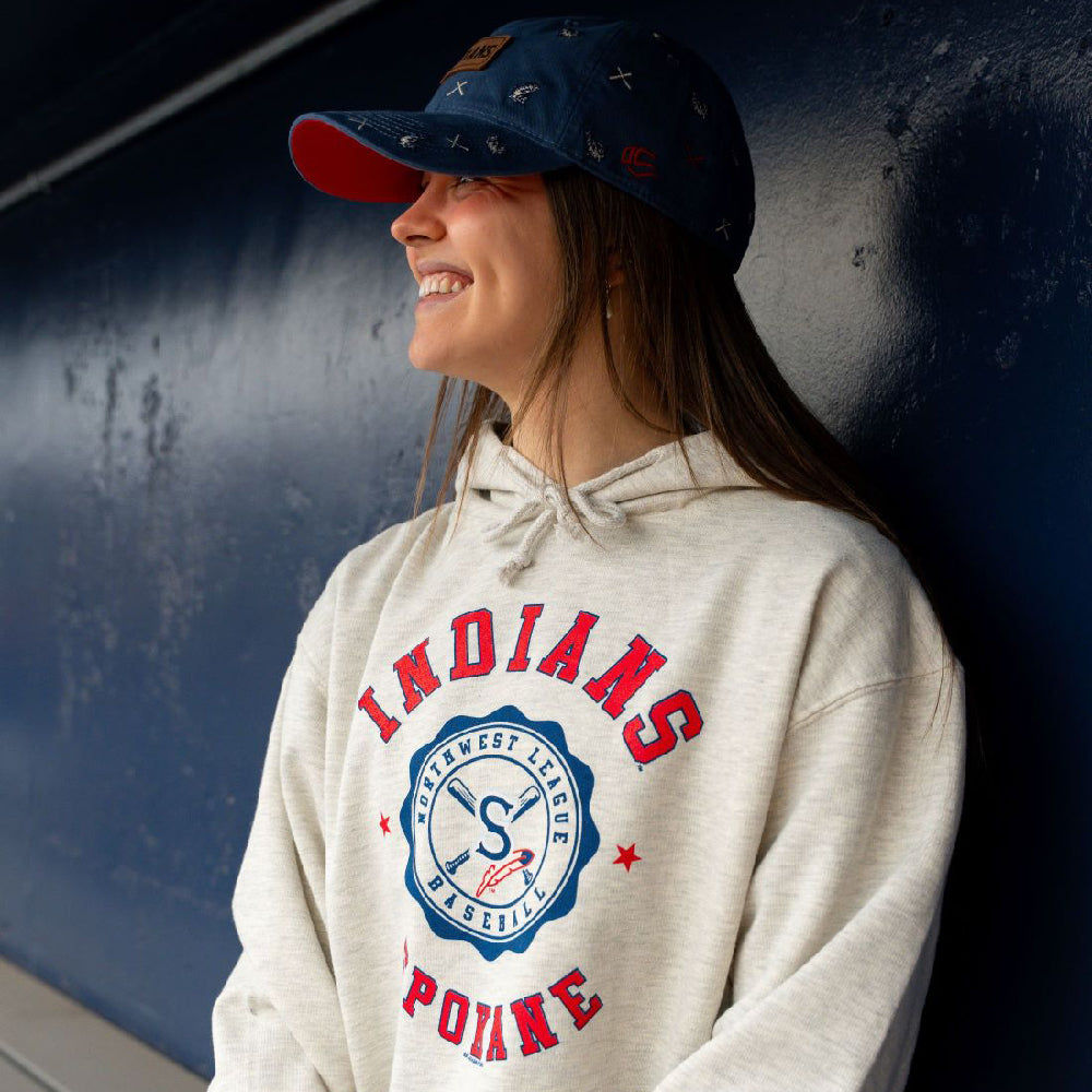 Spokane Indians Ladies Oatmeal Hoodie