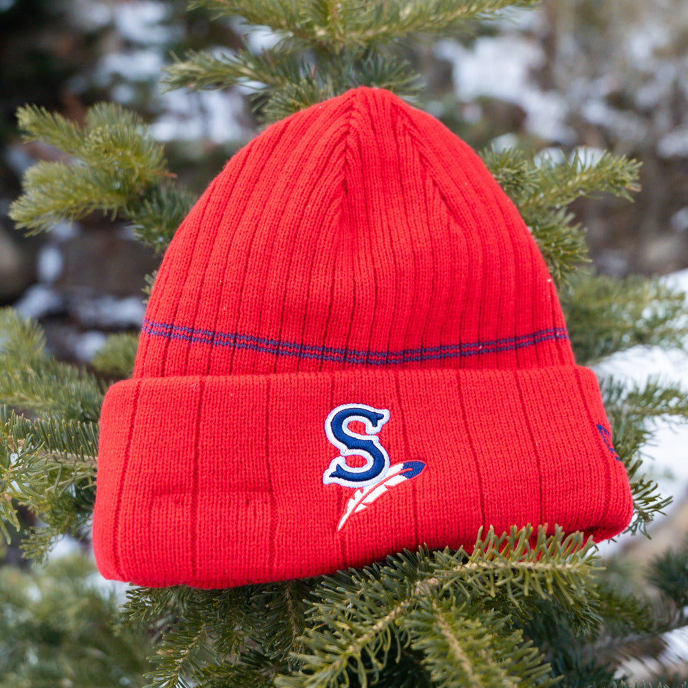 Spokane Indians New Era Sport Knit Red Cap