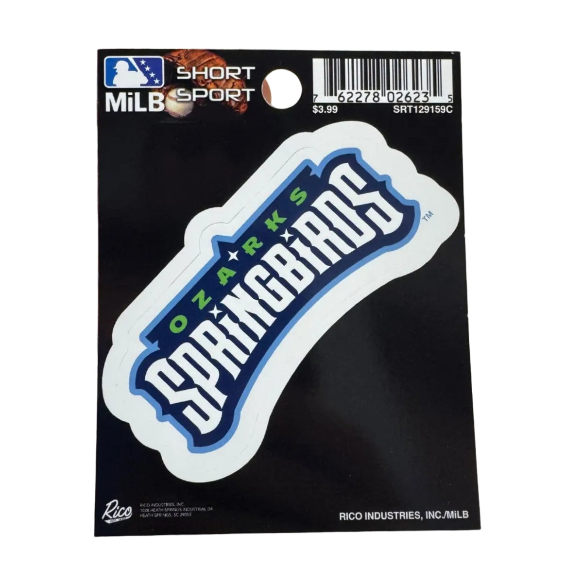 Ozarks Springbirds Secondary Logo Sticker