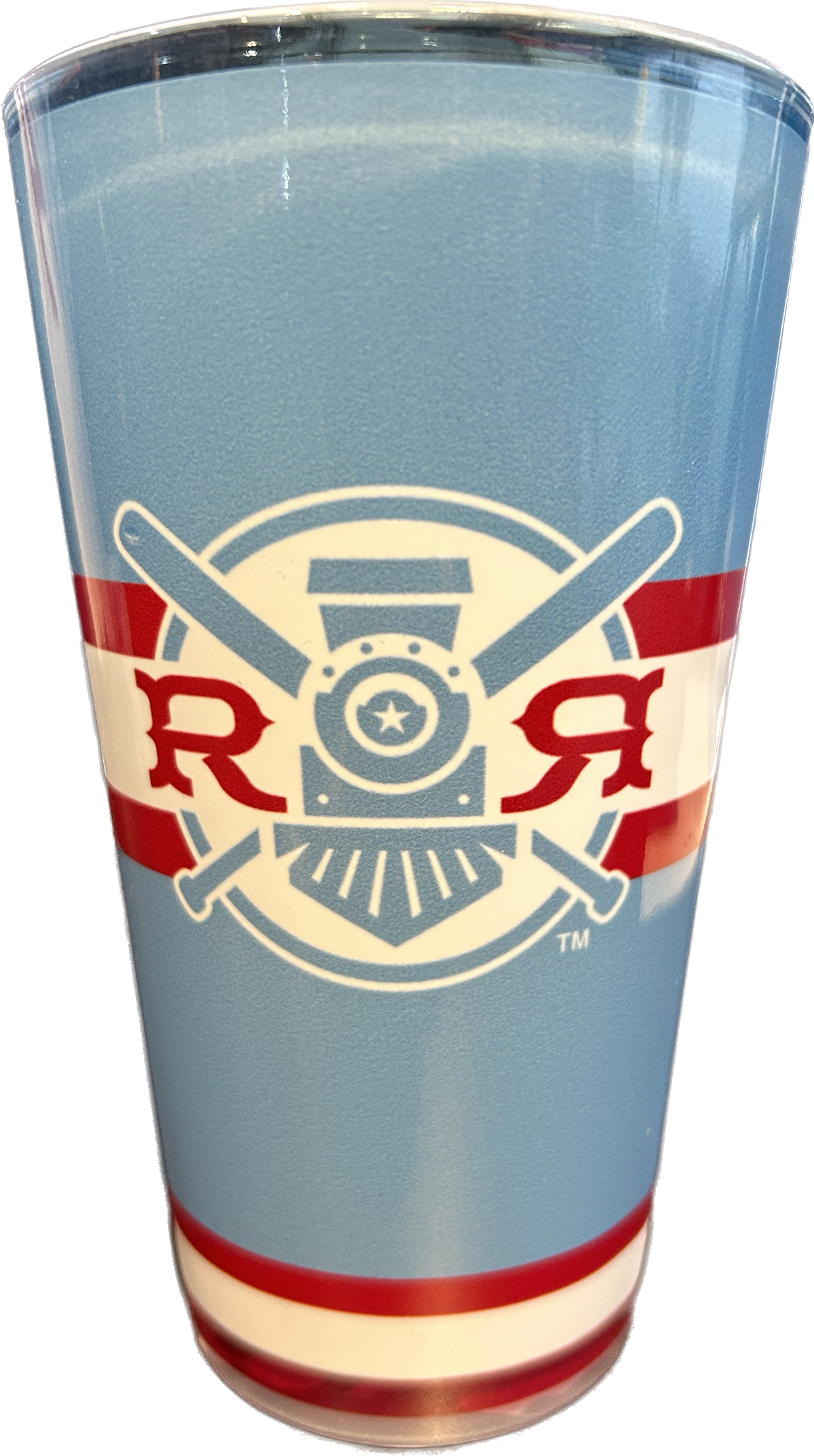 Round Rock Express Fauxback Pint Glass