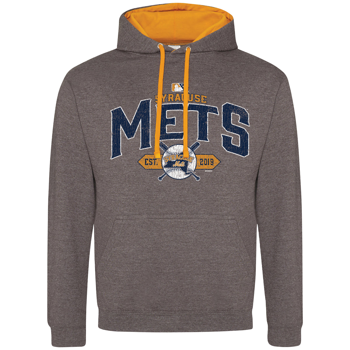 Syracuse Mets Bimm Ridder Charcoal Sweatshirt