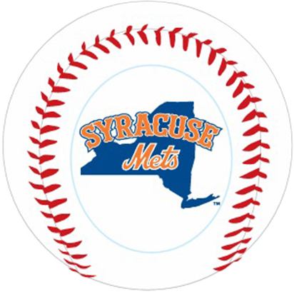 Syracuse Mets Rawlings Logo Ball