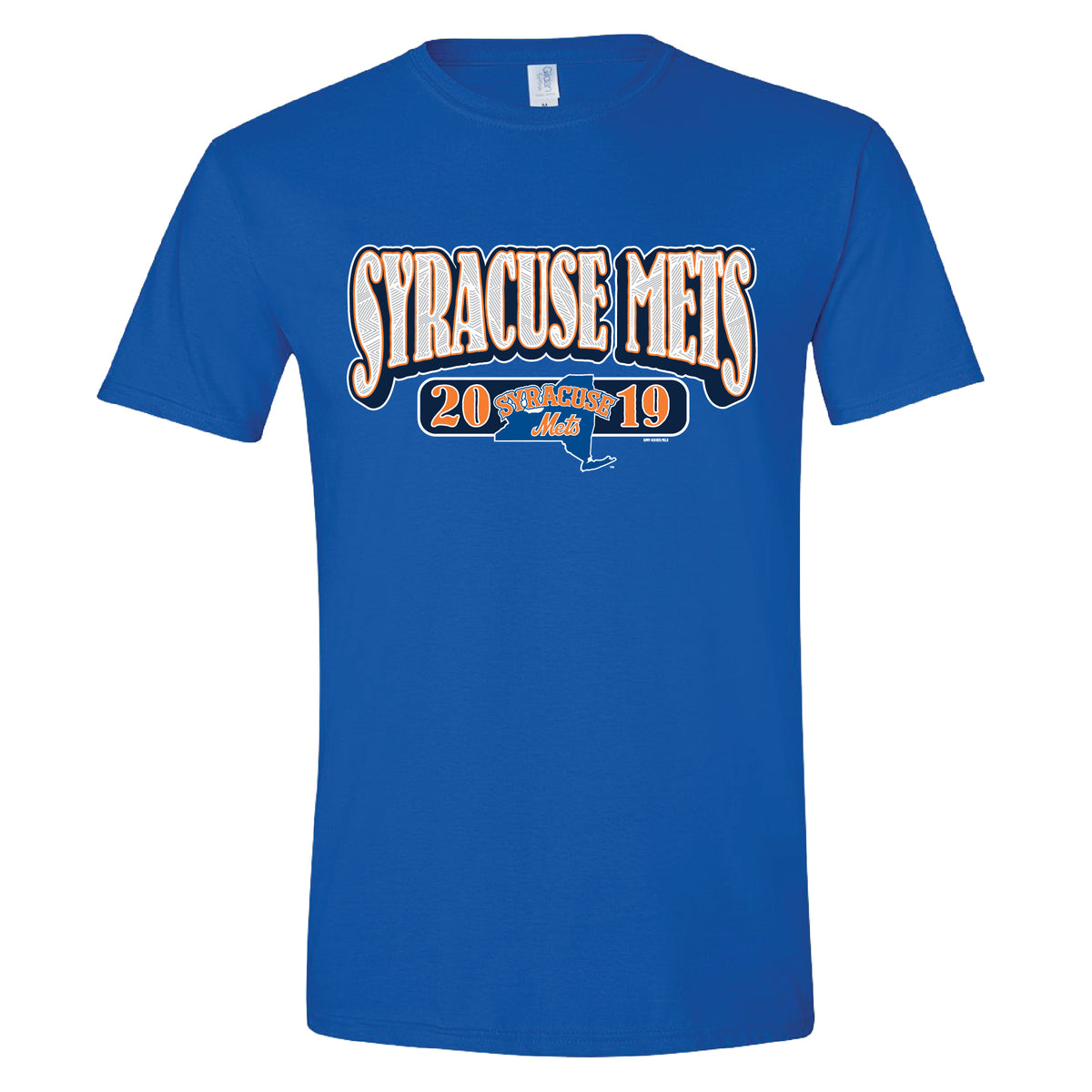 Syracuse Mets Bimm Ridder Softstyle Royal Tee