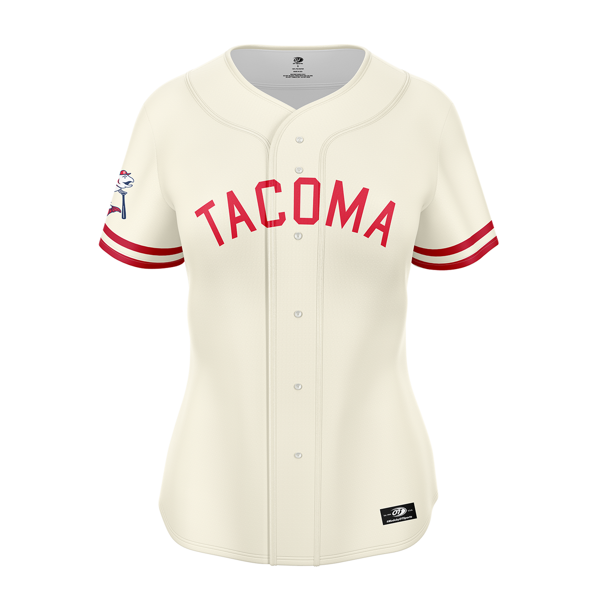 Tacoma Rainiers Women's Replica Throwback Slammin' Sam Jersey