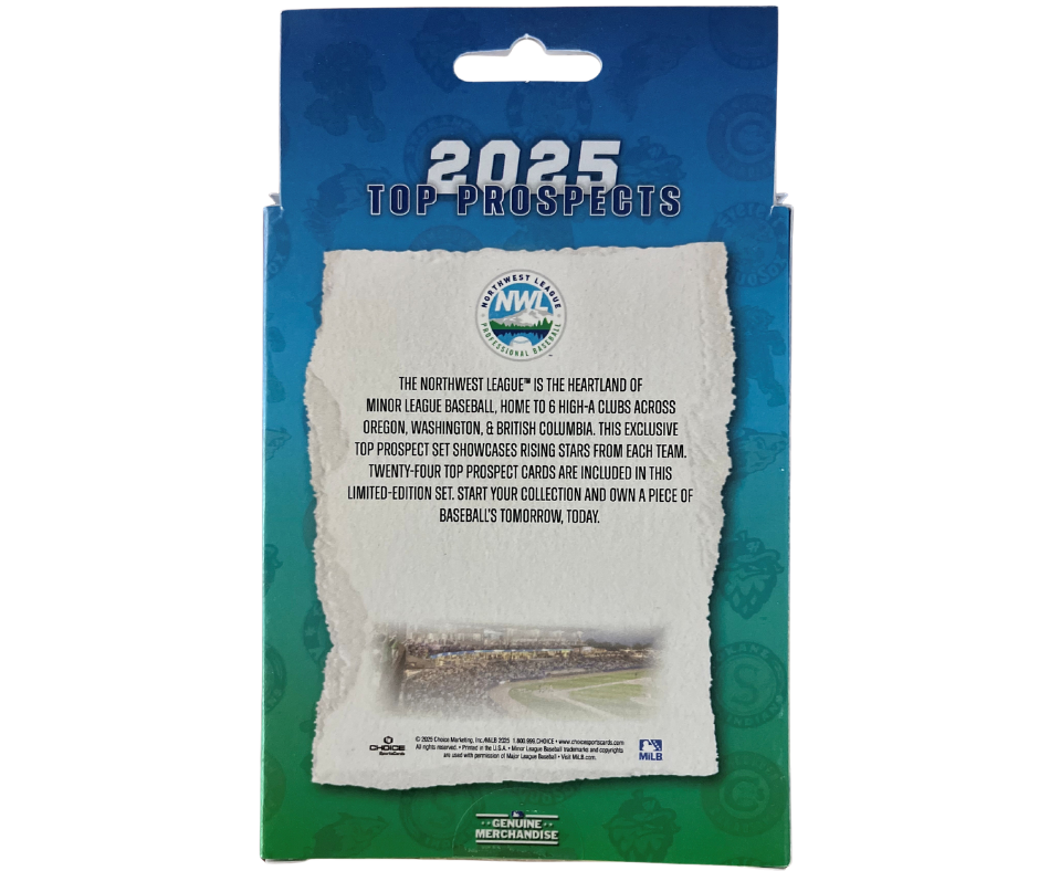 2025 Northwest League Top Prospects Card Set