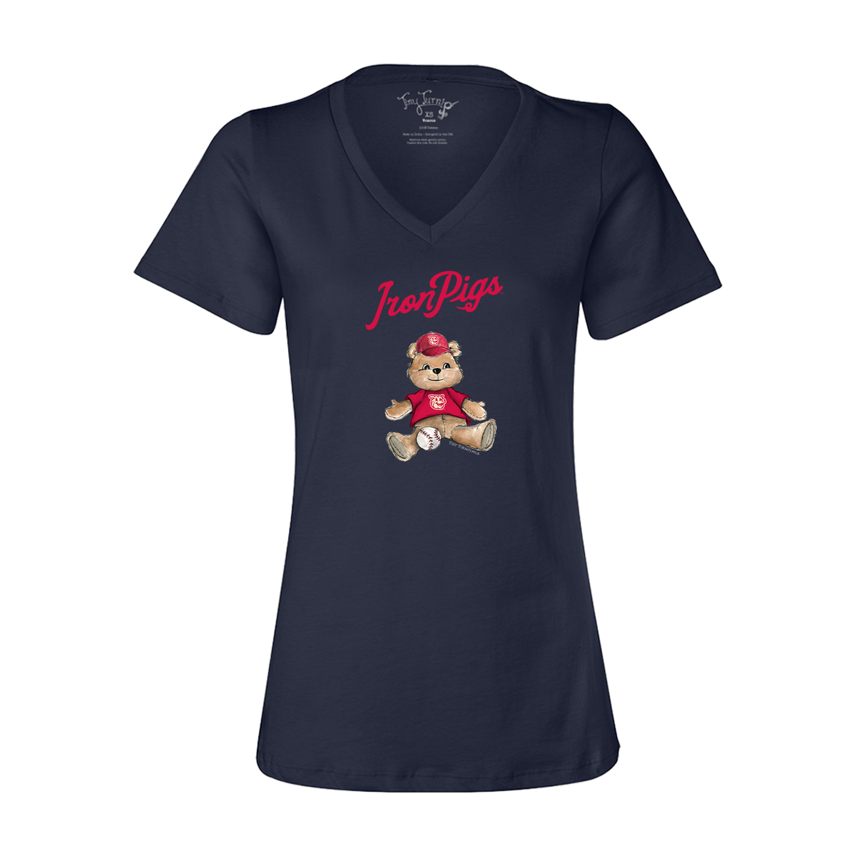 Lehigh Valley IronPigs Tiny Turnip Womens Teddy Tee