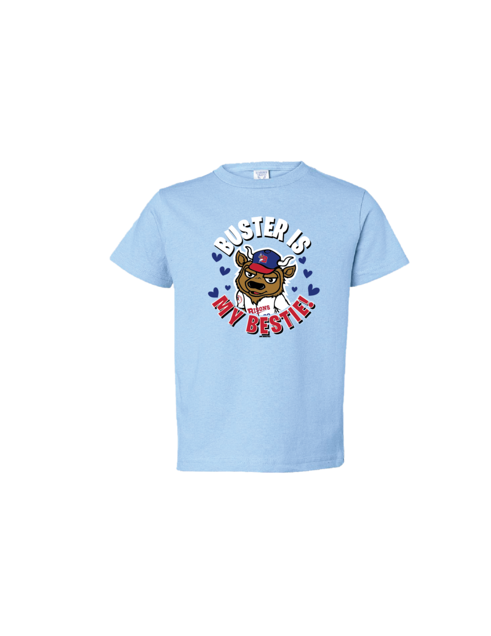 Buffalo Bisons Toddler Lt Blue Buster Bestie Tee