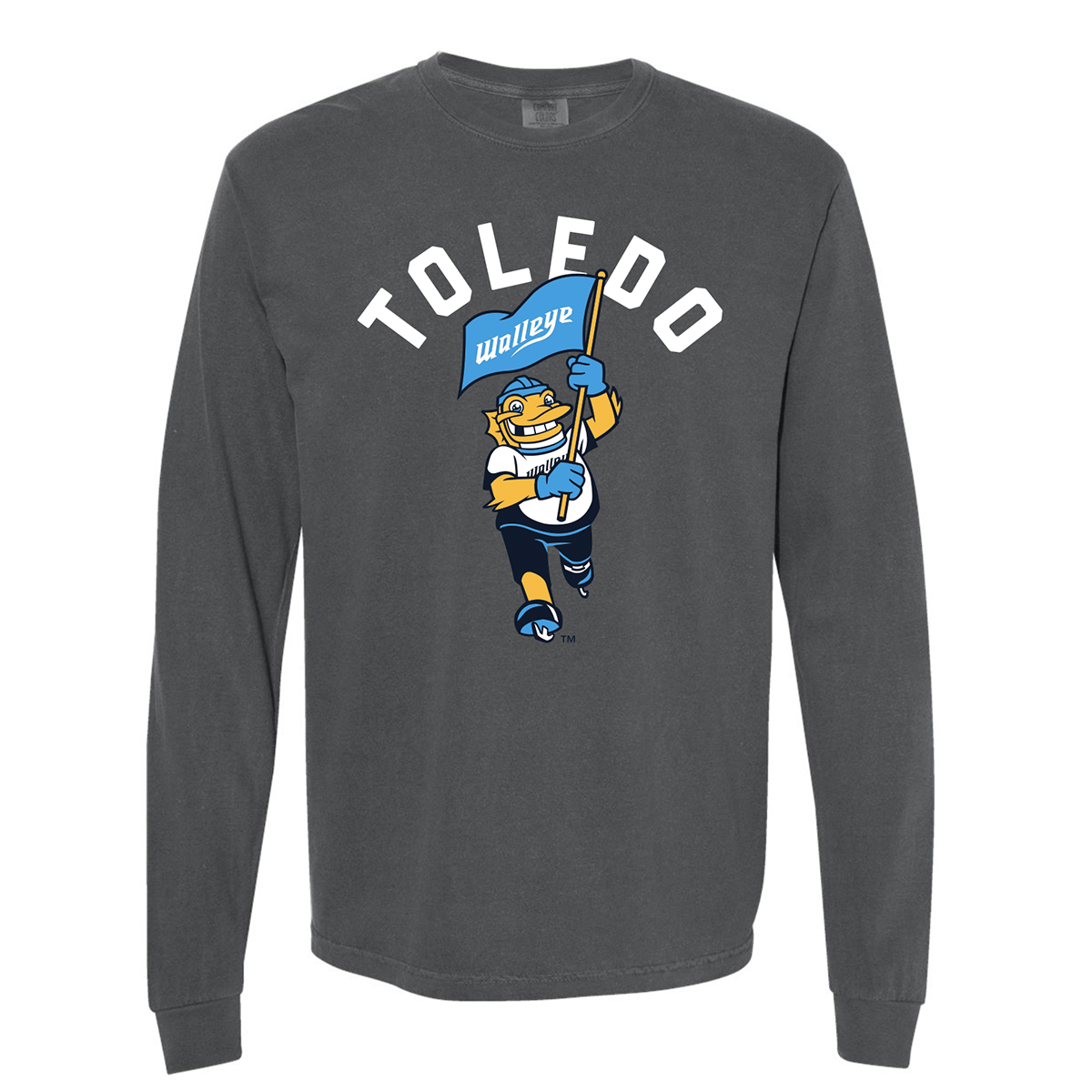 Toledo Walleye Lumina Spike Flag Long Sleeve T