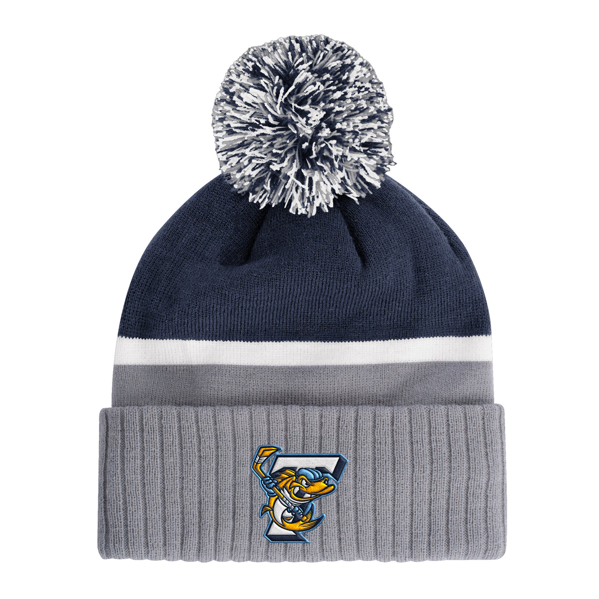 Toledo Walleye Sweeps Pom Knit