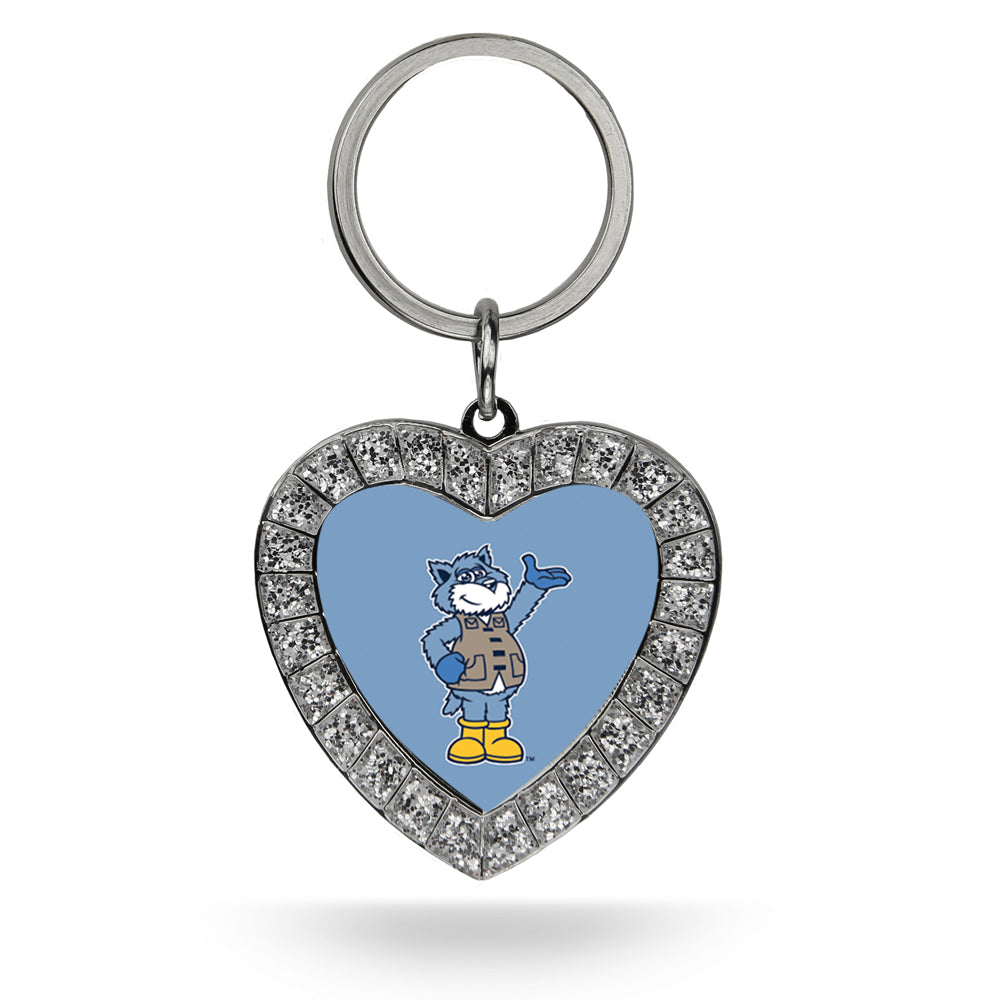 Toledo Walleye CatTrick Rhinestone Keychain