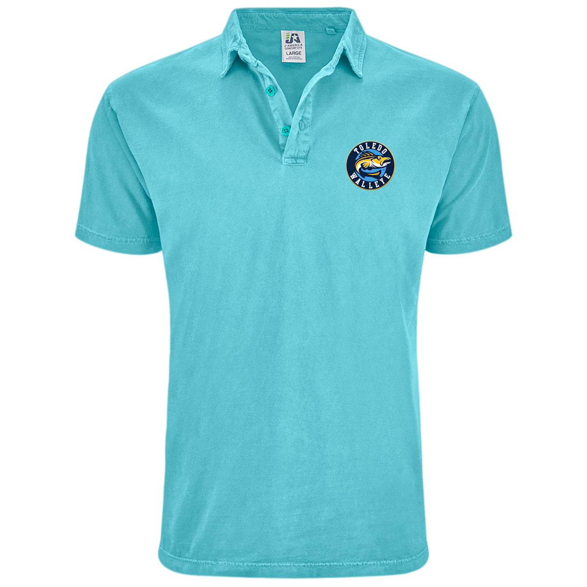 Toledo Walleye Chestnut Polo