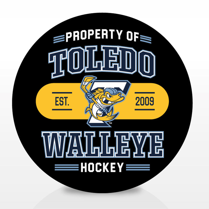 Toledo Walleye Property Of Puck