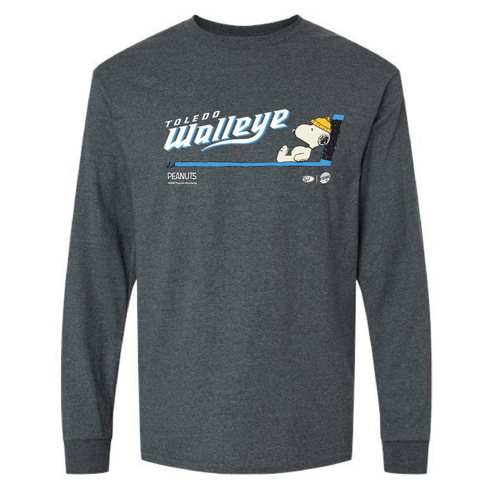 Toledo Walleye Snoopy Stick Long Sleeve T