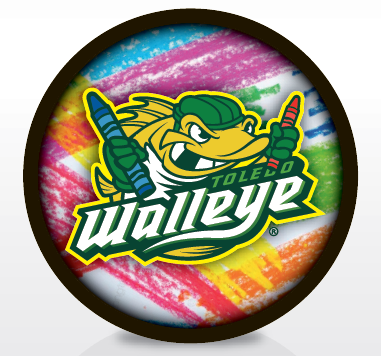 Toledo Walleye Crayola Puck