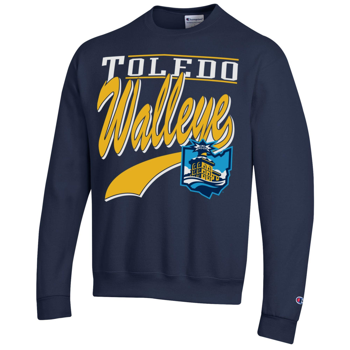 Toledo Walleye Teel Crewneck Sweatshirt