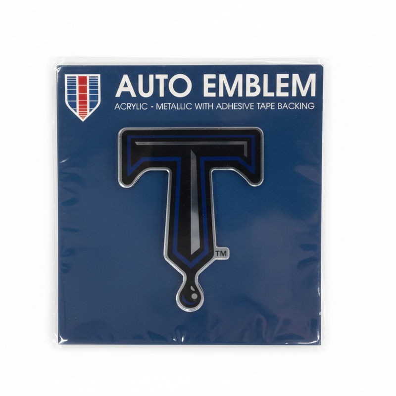 Tulsa Drillers "T" Logo Auto Emblem
